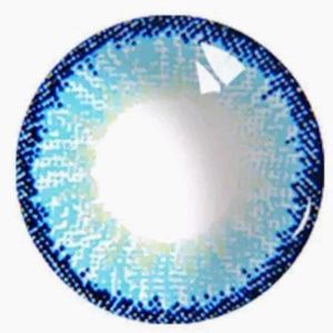 Bright blue plano fashion lenses no rx